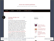 Tablet Screenshot of encoreuneconnasseparisienne.com